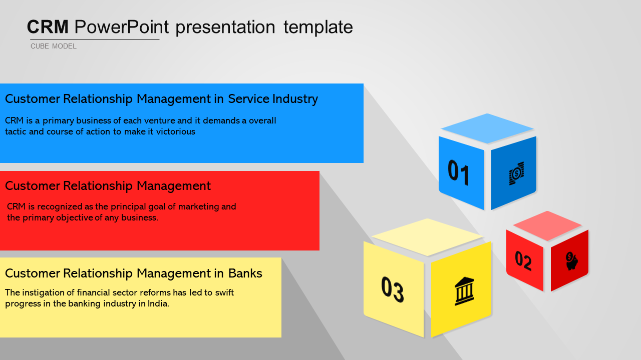 CRM PowerPoint presentation template